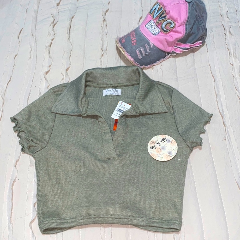 NWT jolie & joy full circle crop top